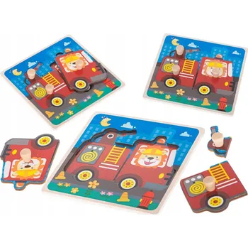 Dřevěné puzzle Ikonka hasičský sbor