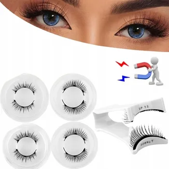 Umělé řasy MAGNETICKÉ ŘASY UMĚLÉ ŘASY PINZETA 3D 4 Páry
