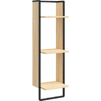 police Nástěnná police z dřevotřísky, dub sonoma, 30x25x100 cm