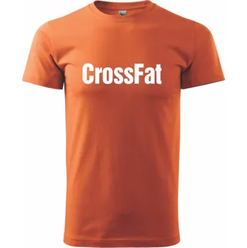 Pánské tričko CrossFat - Klasické pánské triko vyšší gramáže - XS ( Oranžová )