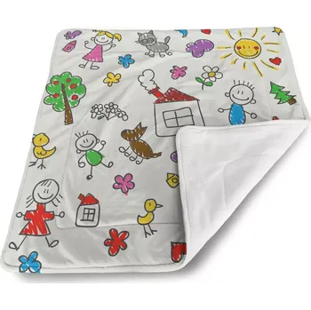 deka Sablio Deka pro miminko Malování 2 - 80x100 cm