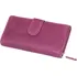 Peněženka Leonardo Verrelli Dámská kožená peněženka, fialová