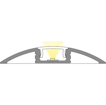 LED páska Nášlapný hliníkový profil 52x8 mm, matný difuzor 1m *ML-761.069.02.1