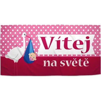 Sablio Ručník Vítej na světě 4 - 30x50 cm