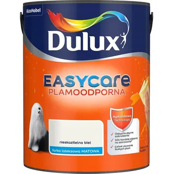 barva na zeď Akrylová Barva na zeď Dulux 5 l, matná, přírodní bílá
