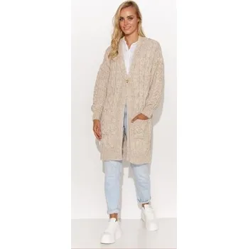 Dámský svetr Dámský svetr Makadamia S134 - sv. béžový Světle béžová One size