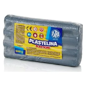 Set školních potřeb Plastelina 500 g srebrna 303117015, Astra