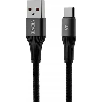 Datový kabel Kabel VIDVIE USB - USB typ C 1 m černý