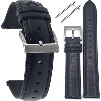 Řemínek na hodinky Kožený řemínek k hodinkám Tekla T-107.01 20 mm