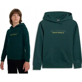 Dámské spodní prádlo 4F dětská mikina bavlna zelená, velikost 164