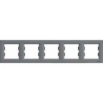 Pětinásobný Rámeček Schneider Electric šedý