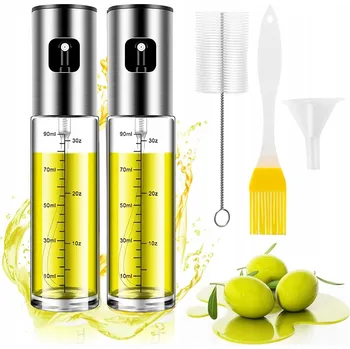 Nádoba na olej a ocet ROZPRAŠOVAČ NA OLEJ A OCET OCET, JEMNÝ SPRÉK VE SPREJI DÁVKOVAČ SPREJE 2 ks