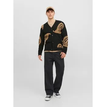 Pánské oblečení Jack & Jones Jeansy Alex 12236089 Černá Baggy Fit 31_32