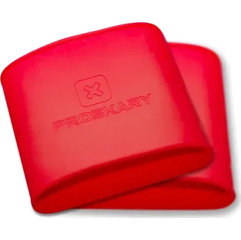Opasek PROSKARY Silikonové pásky na upevnění chráničů M ČERVENÁ