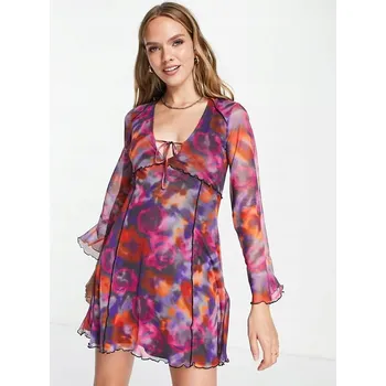 Dámské oblečení TOPY BAREVNÉ ŠATY ŠATY (44)