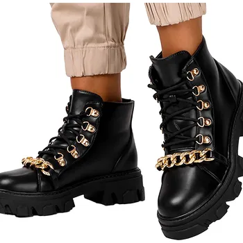 Dámská zimní obuv Casu dámské kotníkové boty platforma velikost 38