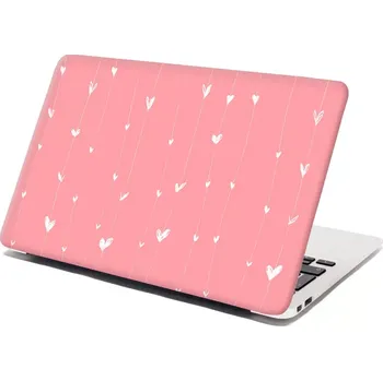 samolepka Sablio Samolepka na notebook Asymetrická srdíčka - 29x20 cm