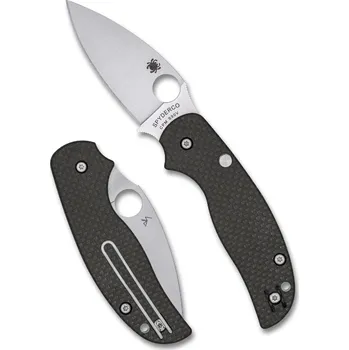kapesní nůž Spyderco Sage 6, zavírací nůž s klipem, Uhlíková vlákna C123CFBCLS90VP