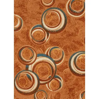 Koberec Breno Metrážový koberec DROPS 64 oranžový, šíře 500 cm