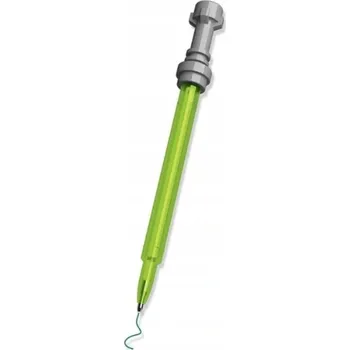 Gelová propiska zelené LEGO