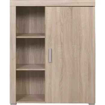 regál Regál Damis - Mebelbos Dub Sonoma 90.5x113.5 cm