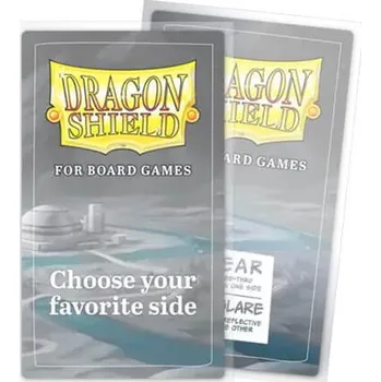 Příslušenství k deskovým hrám Obaly na karty Dragon Shield Tarot Clear/Non-Glare - 100 ks