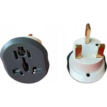 vypínač a zásuvka Virone cestovní adaptér / redukce pro britské zásuvky typ G 230V 13A