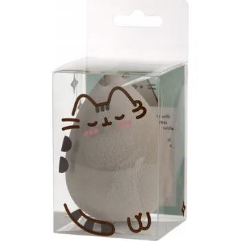 Houbička na make-up Houbička na make-up Pusheen – odstíny šedé a stříbrné