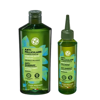 Šampon Sada šamponu a vlasového tonika proti lupům Soin Végétal Capillaire od Yves Rocher