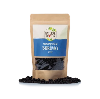 Sušené ovoce NaturalProtein Mrazem sušené celé borůvky 50 g