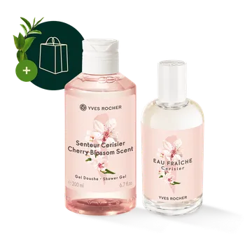 Sprchový gel Sada Eau de Toilette a sprchový gel Třešeň La Collection Eaux Fraîches od Yves Rocher