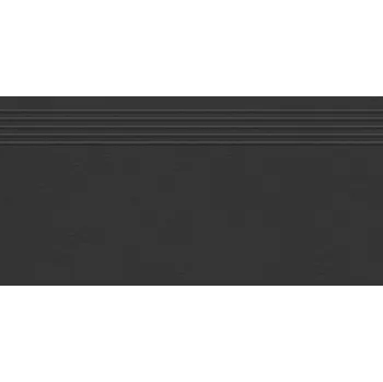 Dlažba Tubadzin Industrio anthrazite schodovka mat 59,8x29,6 (6004088)