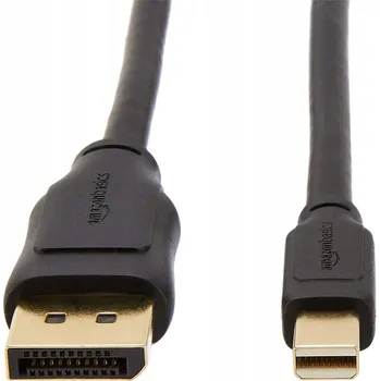 Video kabel Amazon Basics – kabel Mini DisplayPort na DisplayPort, 1,8 m, 4Kx2K, černý