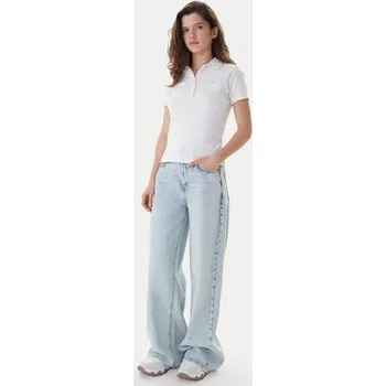 Pánská košile Guess Jeans Polokošile W5GP73 KCYR1 Bílá Regular Fit L