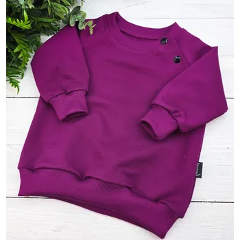 Dívčí mikina Kulišárny Mikina basic MAGENTA VELIKOST: 62