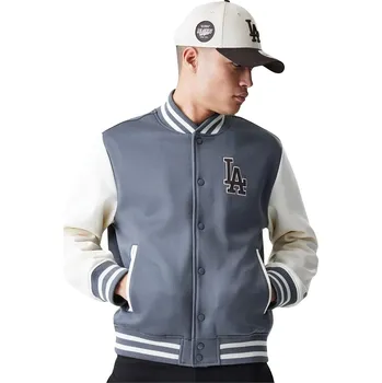 Pánská větrovka bunda New Era Bomber MLB Los Angeles Dodgers - Sparkling Grape XL