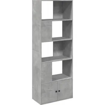 Knihovna Regál G010V 12 x 12 x 12 cm, odstíny šedé