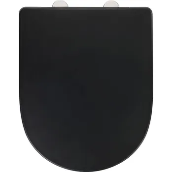 WC sedátko Sedátko na WC Wenko EXCLUSIVE černé duroplast