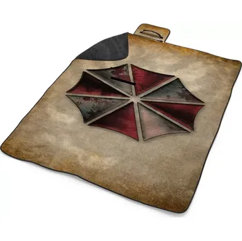 deka Sablio Plážová deka Resident Evil Umbrella Corporation Vintage: 200x140 cm