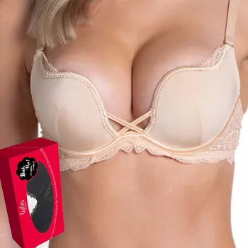 Dámské spodní prádlo HENDERSON PODPRSENKA PUSH-UP DELIS BÉŽOVÁ 75B