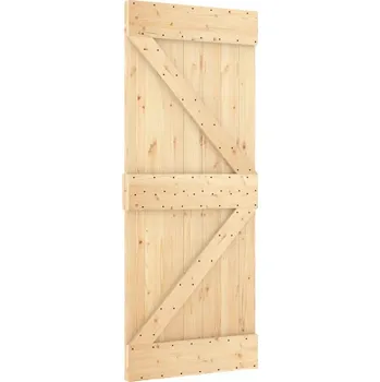 Interiérové dveře Posuvné dveře NARVIK z masivního borovicového dřeva 85 x 3,6 x 210 cm