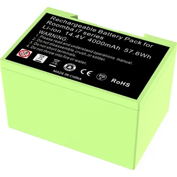 IP kamera Akumulátor pro iRobot Roomba i7 4000 mAh Li-Ion zelený