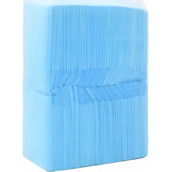 Hygienické podložky pro štěňata, 4vrstvé, 90x60 cm, modro-bílé