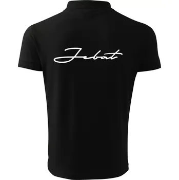 Pánská košile Jebat - Polokošile pánská Pique Polo 203 - 4XL ( Černá )