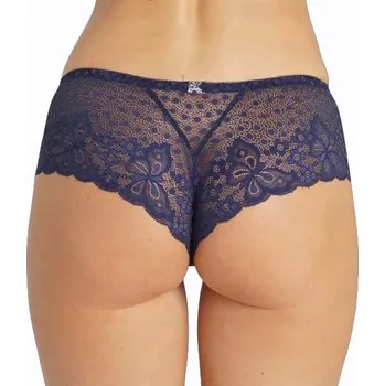 Kalhotky Kalhotky Brazilské Kalhotky Krajkové Lanny Mode Anda, tmavě modrá, velikost XL