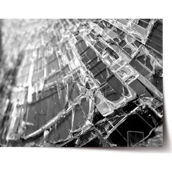 Plakát Sablio Plakát Rozbité sklo - 90x60 cm