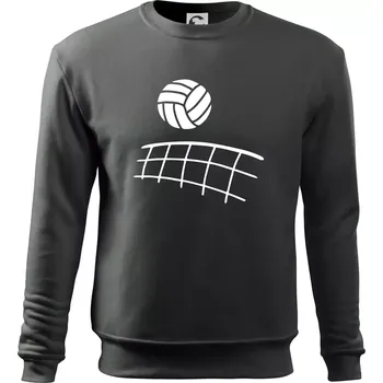 Pánská mikina Volejbalová síť - Mikina Essential dětská - 158 cm/12 let ( Tmavá břidlice (šedá se zeleným nádechem) )