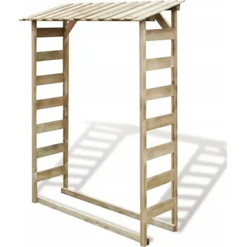 Stojan na dřevo G04V proutěný