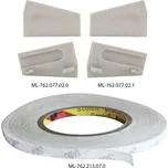 Speciální hliníkový profil, na sklo 8 mm, čirý difuzor 2m *ML-761.082.02.2