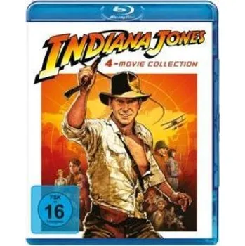 Blu-ray film Indiana Jones 1-4 – Harrison Ford,Karen Allen,John Hurt,Sean Connery,Shia LaBeouf,River Phoenix,Denholm Elliott (EN)